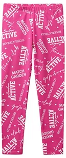 United Colors of Benetton Legginsy dla dziewczynek i chłopców, Pink A Fantasia 69e, 164 - Legginsy - miniaturka - grafika 1