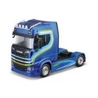 Samochody i pojazdy dla dzieci - Str. Fire Haulers Custom Scania 770S Blue BBURAGO - miniaturka - grafika 1