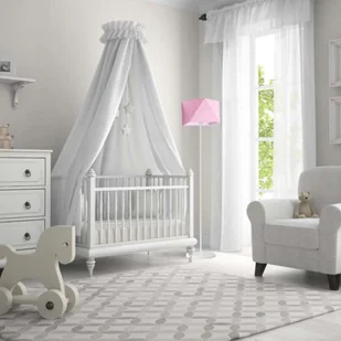 Biało-różowa lampa stojąca dziecięca FIDŻI - Lampy stojące - miniaturka - grafika 1