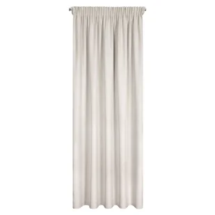 Zasłona Eris jasnobeżowa 140 x 270 cm na taśmie - Zasłony - miniaturka - grafika 1