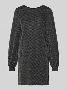 Sukienka mini z błyszczącym wzorem model ‘CAROL’ - Sukienki - miniaturka - grafika 1