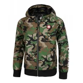 Odzież taktyczna i umundurowanie - Kurtka dziecięca Pit Bull Athletic Sleeve - Woodland Camo 128 (8 Lat) - miniaturka - grafika 1