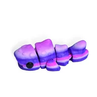 Figurki dla dzieci - Figurka Rekina Wielorybiego Mini Rekin 3D Purple Rainbow - miniaturka - grafika 1