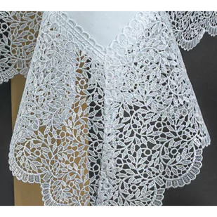 Obrus 140 x 260 Gipiura wz. 003 Biały - Obrusy i serwetki - miniaturka - grafika 3