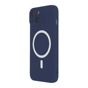 Etui TECTO SHIELD Silicon Soft Mag do Apple iPhone 14 Ciemno-niebieski - Etui i futerały do telefonów - miniaturka - grafika 1