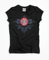 Bluzki damskie - bluzka damska WEST COAST CHOPPERS - GOLD (WCCTS124ZW) czarna-L - miniaturka - grafika 1
