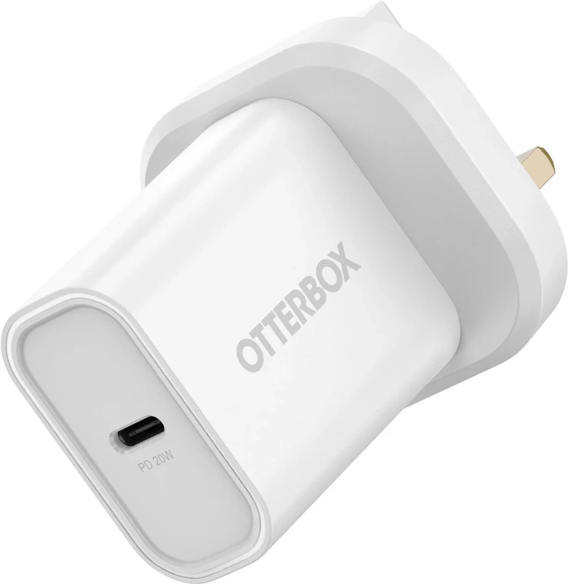 OB STANDARD UK WALL CHARGER 20W/- 1X USB-C 20W USB-PD WHITE