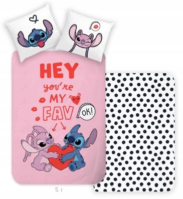 Pościel Dziecięca 140x200 Lilo I Stitch 07