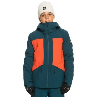 Dziecięca Kurtka ocieplana QUIKSILVER AMBITION YOUTH JK EQBTJ03176-NNK0 – Niebieski - Kurtki narciarskie - miniaturka - grafika 1