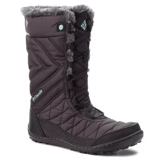 Buty dla dziewczynek - Śniegowce COLUMBIA - Youth Minx Mid III Wp Omni-Heat BY5949 Black/Iceberg 010 - grafika 1