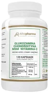 Witaminy i minerały - AltoPharma, Glukozamina Chondroityna MSM Witamina C, 120 kaps. - miniaturka - grafika 1