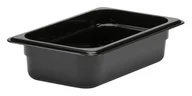 Akcesoria gastronomiczne - Pojemnik GN 1/4 65 mm z poliwęglanu, czarny CAMBRO, 42CW110 - miniaturka - grafika 1