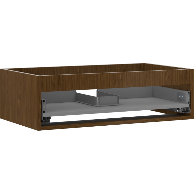 Mexen Box-A korpus szafki podumywalkowej 80 cm, 1 szuflada, orzech - 91AX0-0800-235-1-86