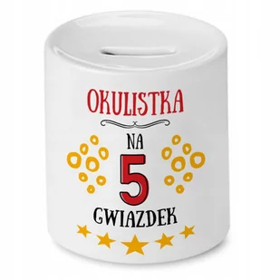 Dla Okulistki Skarbonka na Urodziny na Prezent z Nadrukiem ze Zdjęciem + Opakowanie na prezent (wzór 02) - Skarbonki Dla Okulistki Skarbonka na Urodziny na Prezent z Nadrukiem ze Zdjęciem + Opakowanie na prezent (wzór 02) - Skarbonki - miniaturka - grafika 1