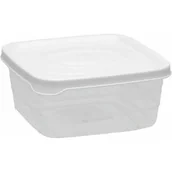 Pojemniki kuchenne - Pojemnik kwadratowy Polar 1,0 l biały - miniaturka - grafika 1