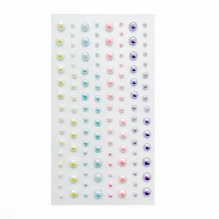 Perły samoprzylepne Pastel candies 100szt - Dalprint - Zabawki kreatywne - miniaturka - grafika 1