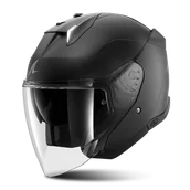 Kaski motocyklowe - Kask Otwarty Shark Skwal i3 Jet Matowy CzarnyXL - miniaturka - grafika 1