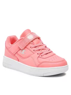 Buty dla dziewczynek - Champion Sneakersy Rebound Low G Ps S32127-CHA-PS047 Różowy - grafika 1