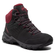 Buty trekkingowe damskie - Trekkingi Mammut - Nova IV Mid Gtx GORE-TEX 3030-04730-00670-1050 Black/Blood Red - miniaturka - grafika 1