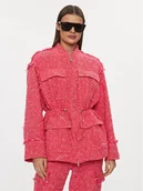 Kurtki damskie - Patrizia Pepe Kurtka przejściowa 8O0113/A376-F592 Różowy Regular Fit - miniaturka - grafika 1