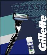 Zestawy kosmetyków męskich - Gillette XMASS - Zestaw Mach 3 1 UP + Pianka 100 ml - miniaturka - grafika 1