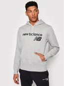 Bluzy męskie - New Balance Bluza C C F Hoodie MT03910 Szary Relaxed Fit - miniaturka - grafika 1