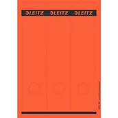 Etykiety do drukarek - Esselte Leitz 16870025 etykiety na kręgosłup, samoprzylepne/PC/papier/długie/szerokie opakowanie 75 sztuk czerwonych - miniaturka - grafika 1