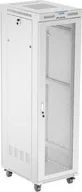 Szafy rack - Szafa Lanberg Szafa instalacyjna Rack stojąca 19" 42U 600x800 szara drzwi perforowane LCD Lanberg flat pack - miniaturka - grafika 1