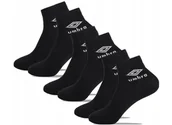 Skarpetki męskie - Skarpety UMBRO QUARTER 3-PAK - 35-38 CZARNE - miniaturka - grafika 1