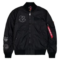Odzież taktyczna i umundurowanie - Kurtka Alpha Industries MA-1 TT Flying Tigers 156129 03 - Czarna  L - miniaturka - grafika 1