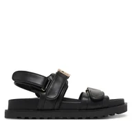 Sandały damskie - Sandały Guess FLJFBL ELE03 Czarny - miniaturka - grafika 1