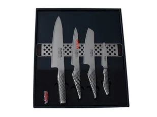 Global Zestaw Noży z listwą magnetyczna G-251138/M30 G-251138/M30 - Noże kuchenne - miniaturka - grafika 1