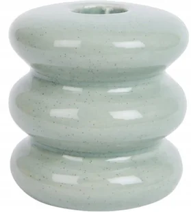 Świecznik ceramika Home Accents8cm zielony - Świeczniki - miniaturka - grafika 1