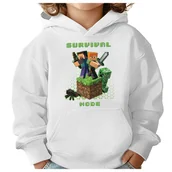 Bluzy dla dziewczynek - BLUZA DZIECIĘCA MINECRAFT 134-140 DLA DZIEWCZYNKI CHŁOPCA PREZENT - miniaturka - grafika 1