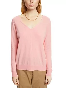 ESPRIT Damski sweter 023EE1I324, 670/różowy, L, 670/różowy, L - Swetry damskie - miniaturka - grafika 1