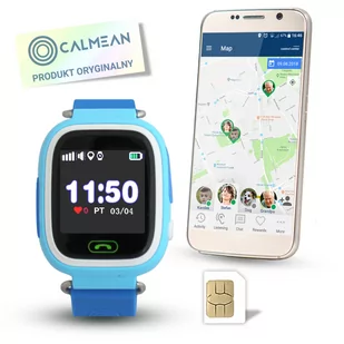 Calmean Child Watch Touch Niebieski - Smartwatch - miniaturka - grafika 1