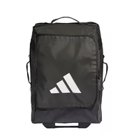 Torby podróżne - adidas Mała torba podróżna na kółkach, czarny/biały, jeden rozmiar, czarny/biały, Rozmiar Uniwersalny - miniaturka - grafika 1