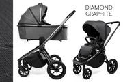 Wózki dziecięce - MUUVO QUICK SE 3W1 Diamond Graphite - miniaturka - grafika 1