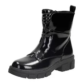 Botki damskie - Czarne botki damskie trapery zimowe S.Barski 223-88 - S.BARSKI - miniaturka - grafika 1