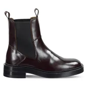 Botki damskie - Sztyblety Gant 31541129 Brązowy - miniaturka - grafika 1