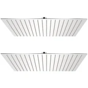 Deszczownice - Deszczownica ze stali nierdzewnej, 2 szt., 50 x 50 cm - miniaturka - grafika 1