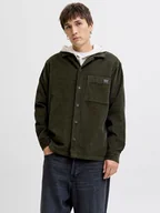 Koszule męskie - Jack & Jones Koszula sztruksowa w kolorze khaki - miniaturka - grafika 1