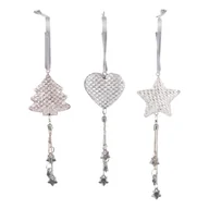 Ozdoby bożonarodzeniowe - Zawieszka choinkowa 17 cm mix wzorów - miniaturka - grafika 1