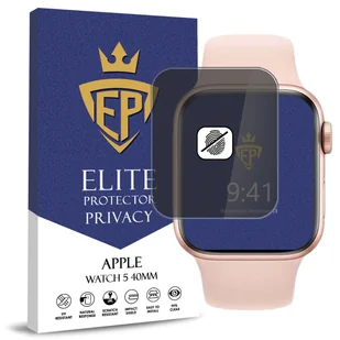 FOLIA 5D PRYWATYZUJĄCA SZKŁO ANTI-SPY DO APPLE WATCH 5 40MM CAŁY EKRAN - Akcesoria do smartwatchy - miniaturka - grafika 1