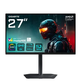 GIGABYTE MO27Q2 27" 2560 x 1440 Quad HD OLED Czarny MO27Q2 EK - Monitory - miniaturka - grafika 1