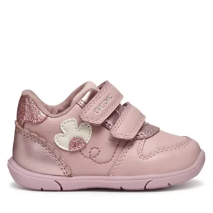 Sneakersy Geox B Zapito B566DC 054AJ C8014 Różowy - Buty dla dziewczynek - miniaturka - grafika 1