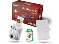 Aparaty natychmiastowe - FUJIFILM Instax mini 12 Mega Set ( Album + wkłady) Biały - miniaturka - grafika 1