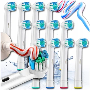 12x KOŃCÓWKI DO SZCZOTECZKI ORALB BRAUN ELEKTRYCZNEJ DLA DZIECI I DOROSŁYCH - Końcówki do szczoteczek elektrycznych 12x KOŃCÓWKI DO SZCZOTECZKI ORALB BRAUN ELEKTRYCZNEJ DLA DZIECI I DOROSŁYCH - Końcówki do szczoteczek elektrycznych - miniaturka - grafika 1