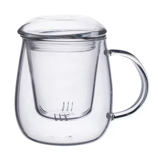 Altom Kubek szklany z zaparzaczem Andrea 350ml - Kubki - miniaturka - grafika 1