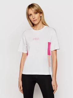 Koszulki i topy damskie - Fila T-Shirt Jaelle 683293 Biały Regular Fit - grafika 1
